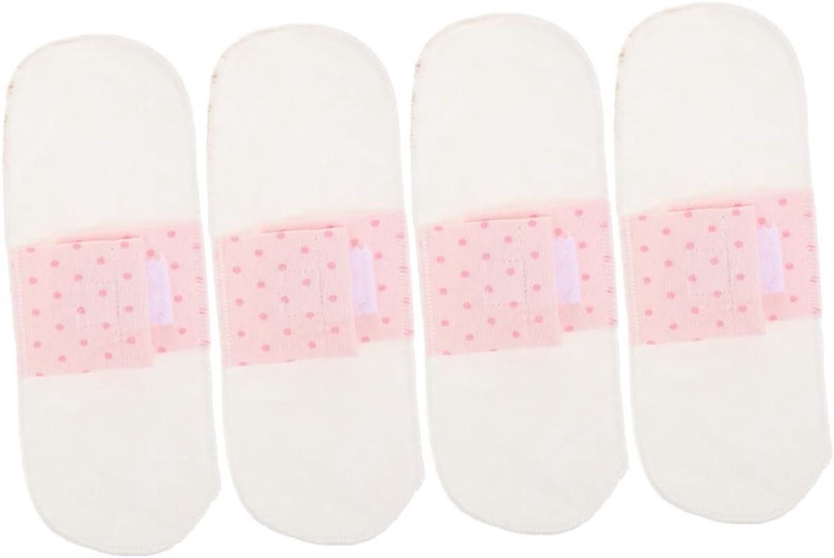 Wasbare Inlegkruisjes - Herbruikbare Pads - Hygiënisch Zelfzorg - Ademend Katoen - 5 Stuks - Katoen