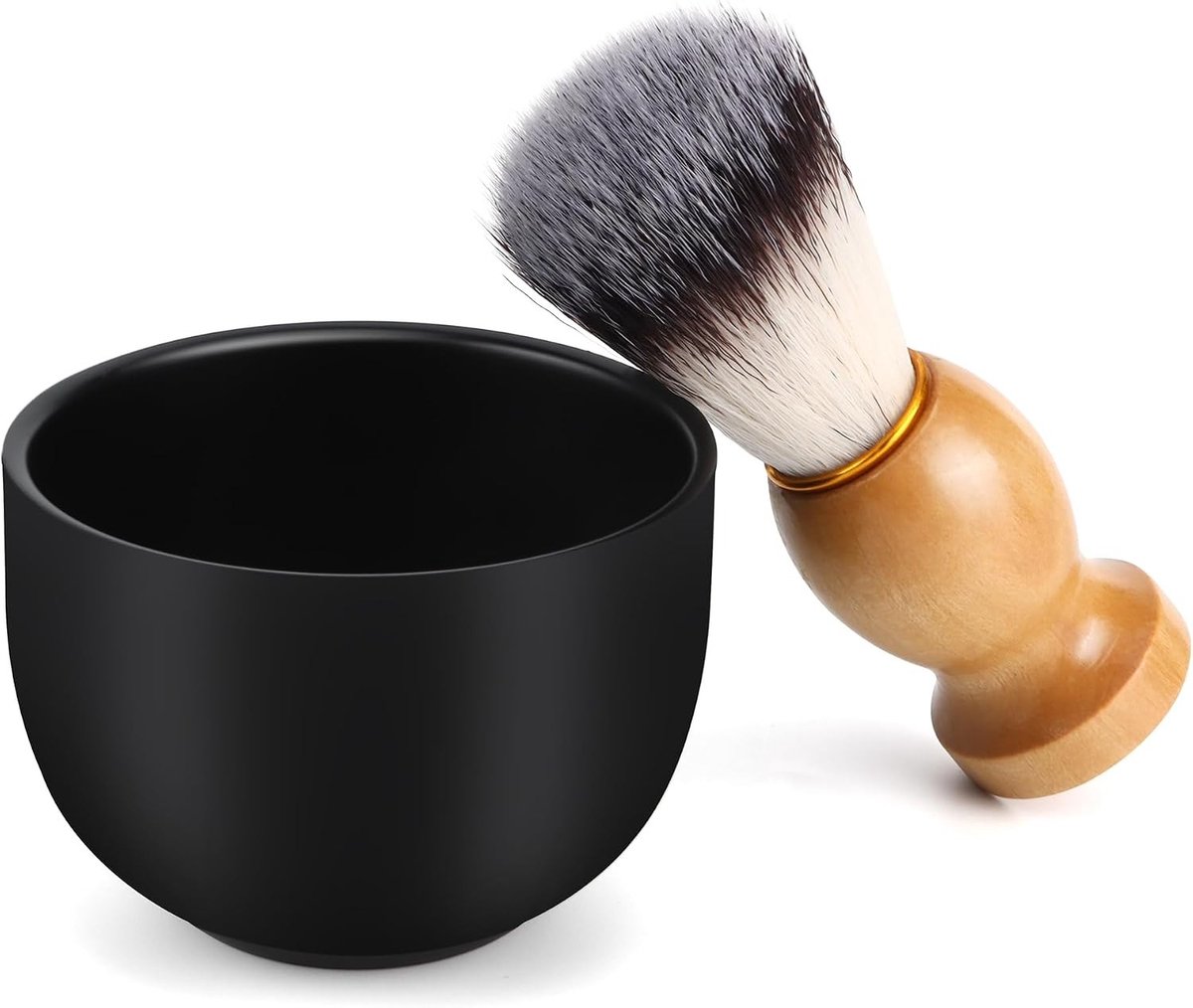 Scheerkom en Scheerkwast voor een Perfecte Scheerbeurt - Duurzaam, Handgemaakt en Ideaal voor Sensitive Skin