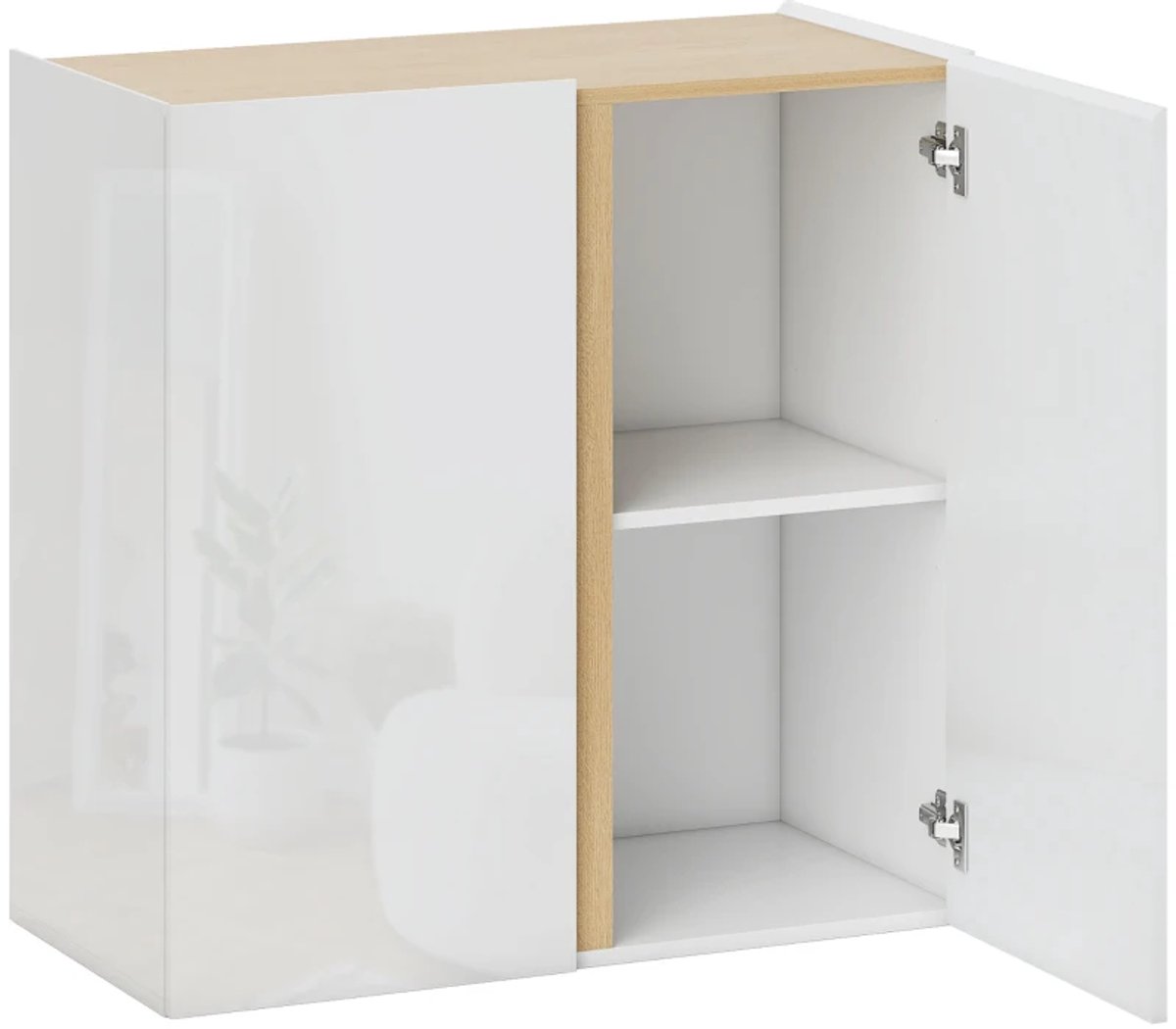 Dressoir - Kast Met Softclose Deuren En Verstelbare Plank - Voor Woonkamer, Keuken En Eetkamer - Wit