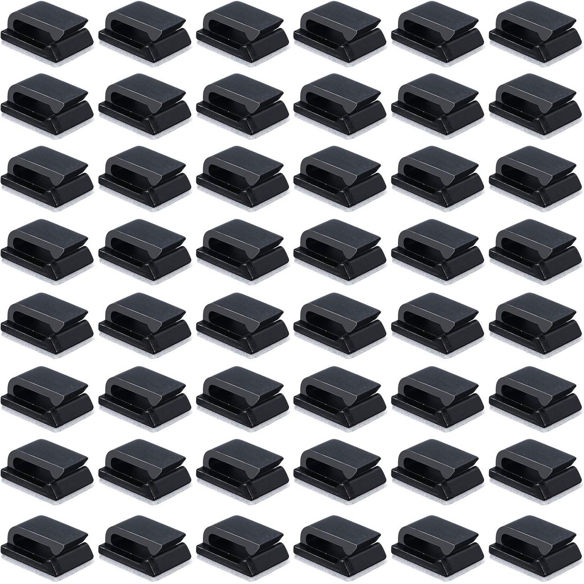 Elzusha - Set van 50 Zelfklevende Kabelclips voor Kabelbeheer