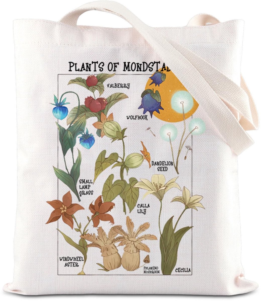 Elzusha - Anime Tote Bag met Genshin Impact Themaprint