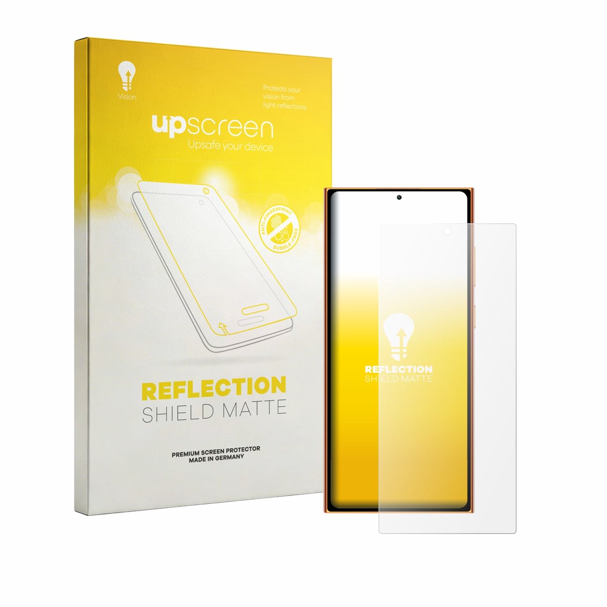 upscreen - Screenprotector voor Oukitel C72 - Folie Beschermfolie anti glare matte