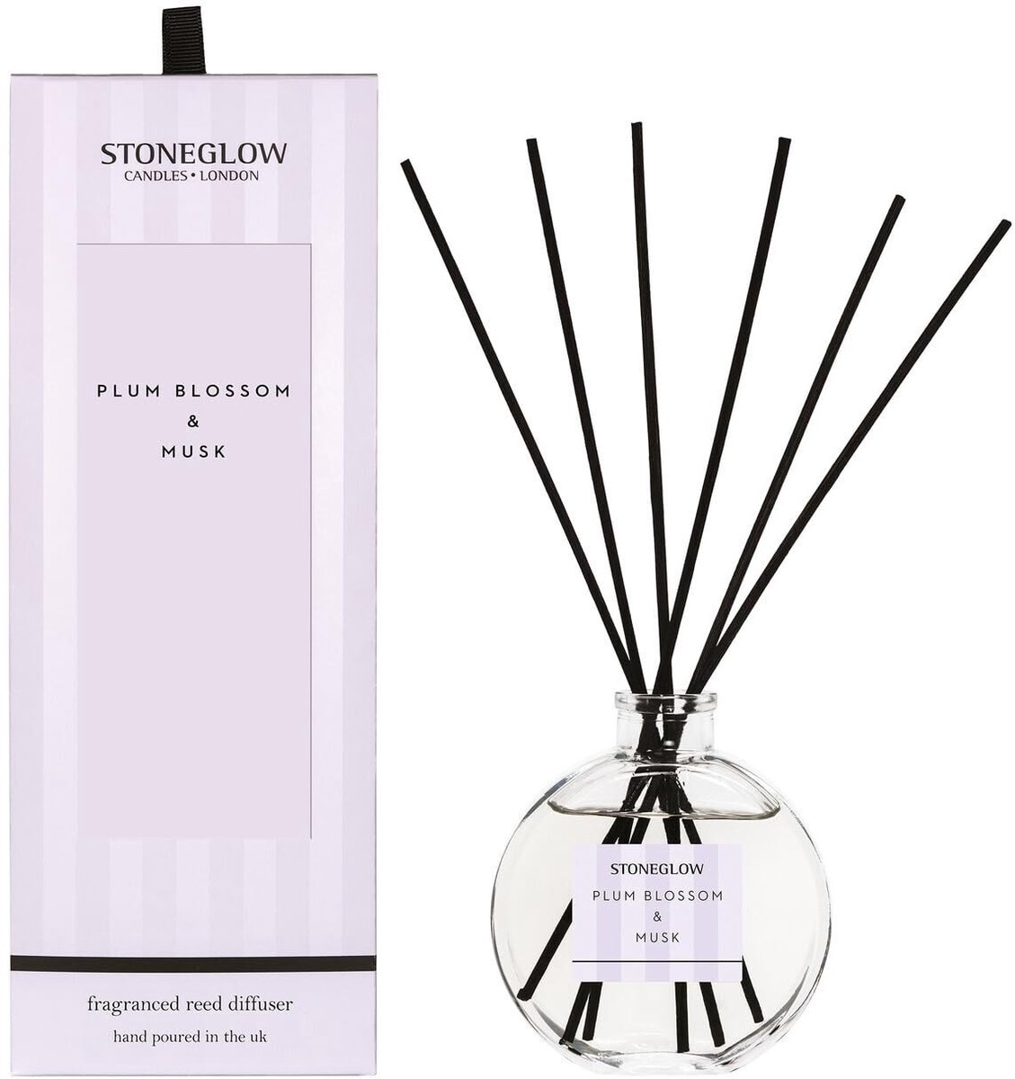 Elzusha - Geurstokjes Diffuser met Perzik, Meloen en Freesia Geur 120 ml