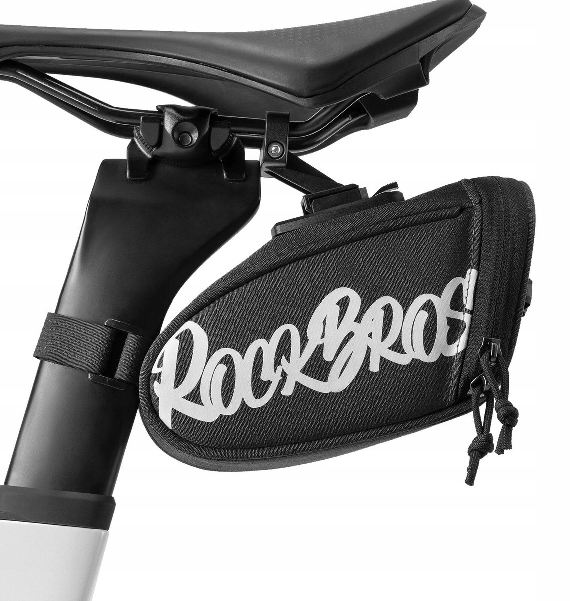 Merkloze Fietstas Onder Zadel - 0.8L Waterdicht & Reflecterend