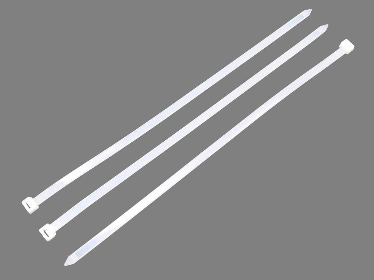 Kabelbinders 9x400mm 100 stuks UV-bestendig Heavy Duty
