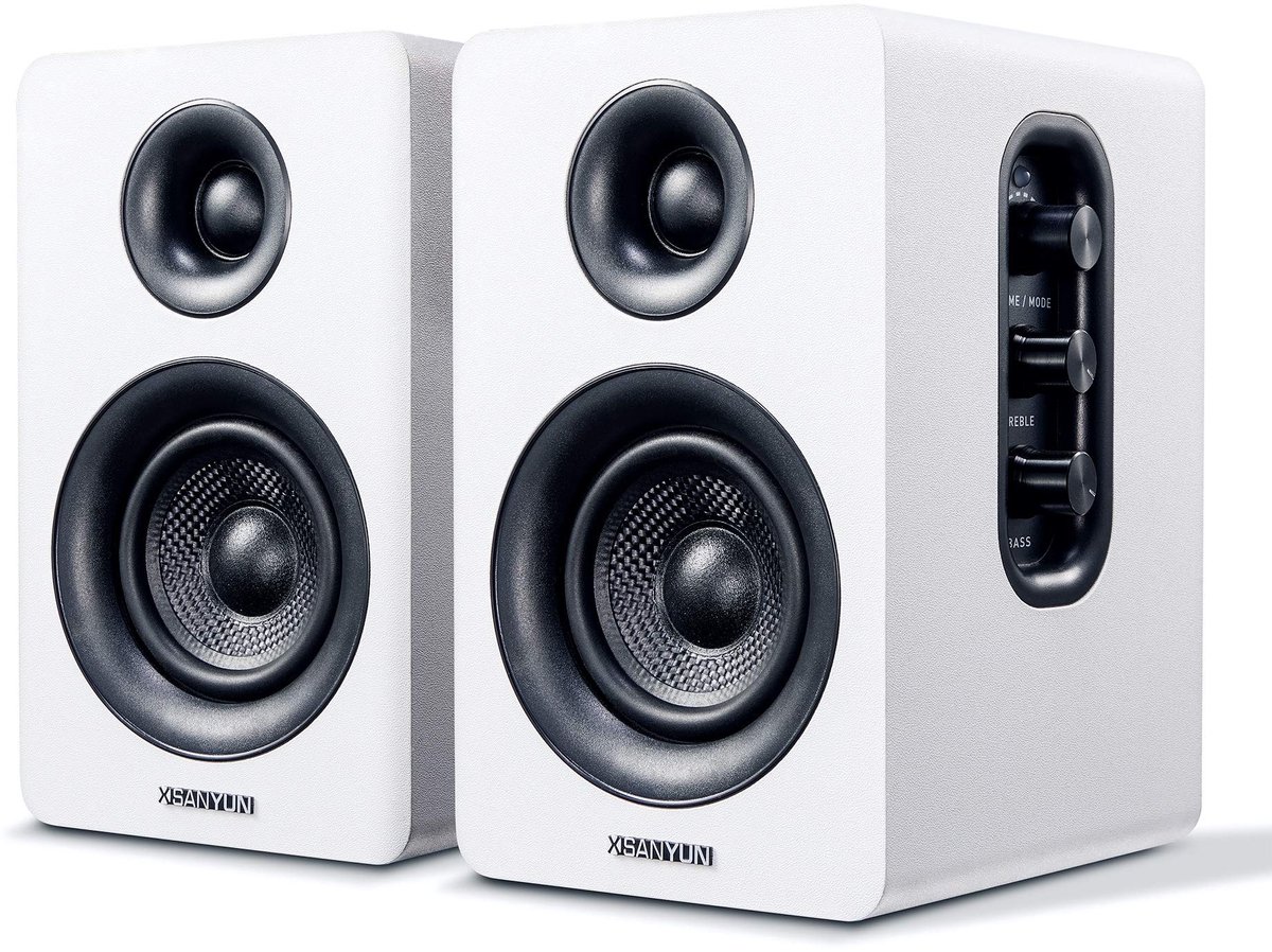 Elzusha - Actieve Boekenplank Speakers met Bluetooth 5.0 en 60W Geluidskwaliteit
