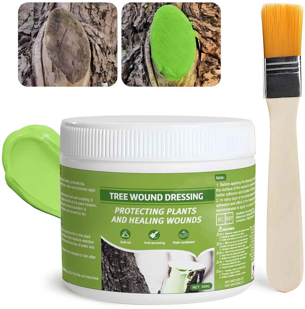 Elzusha - Wondsluiting voor Fruitbomen, 300g