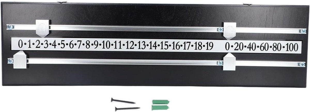Snooker Billiard Scorebord voor Thuis en Club, 2 Track Scorer voor Billiard Spellen en Competities