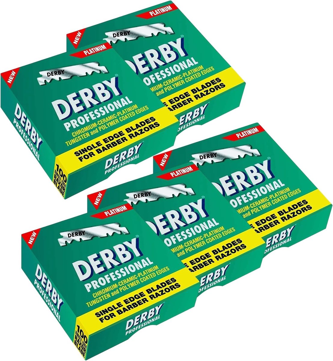Solidchoice - Derby Scheermesbladen in Verpakking van 500