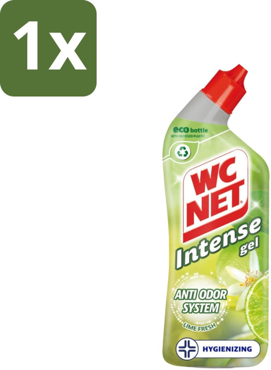WC Net - Toiletreiniger - Gel - Met Limoen- 750 ml - 1 stuk