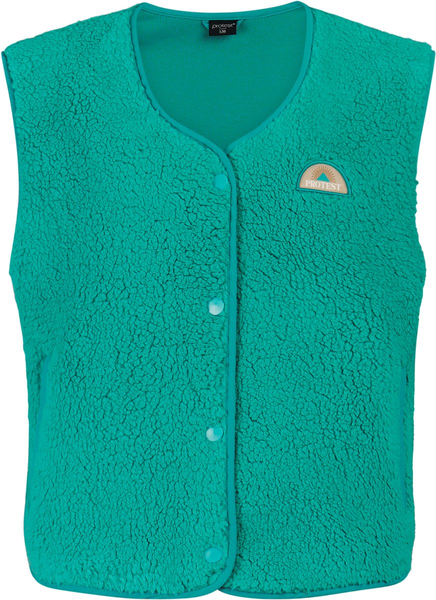 Protest PRTTosha - Bodywarmer Dames - Teddy - Drukknopen