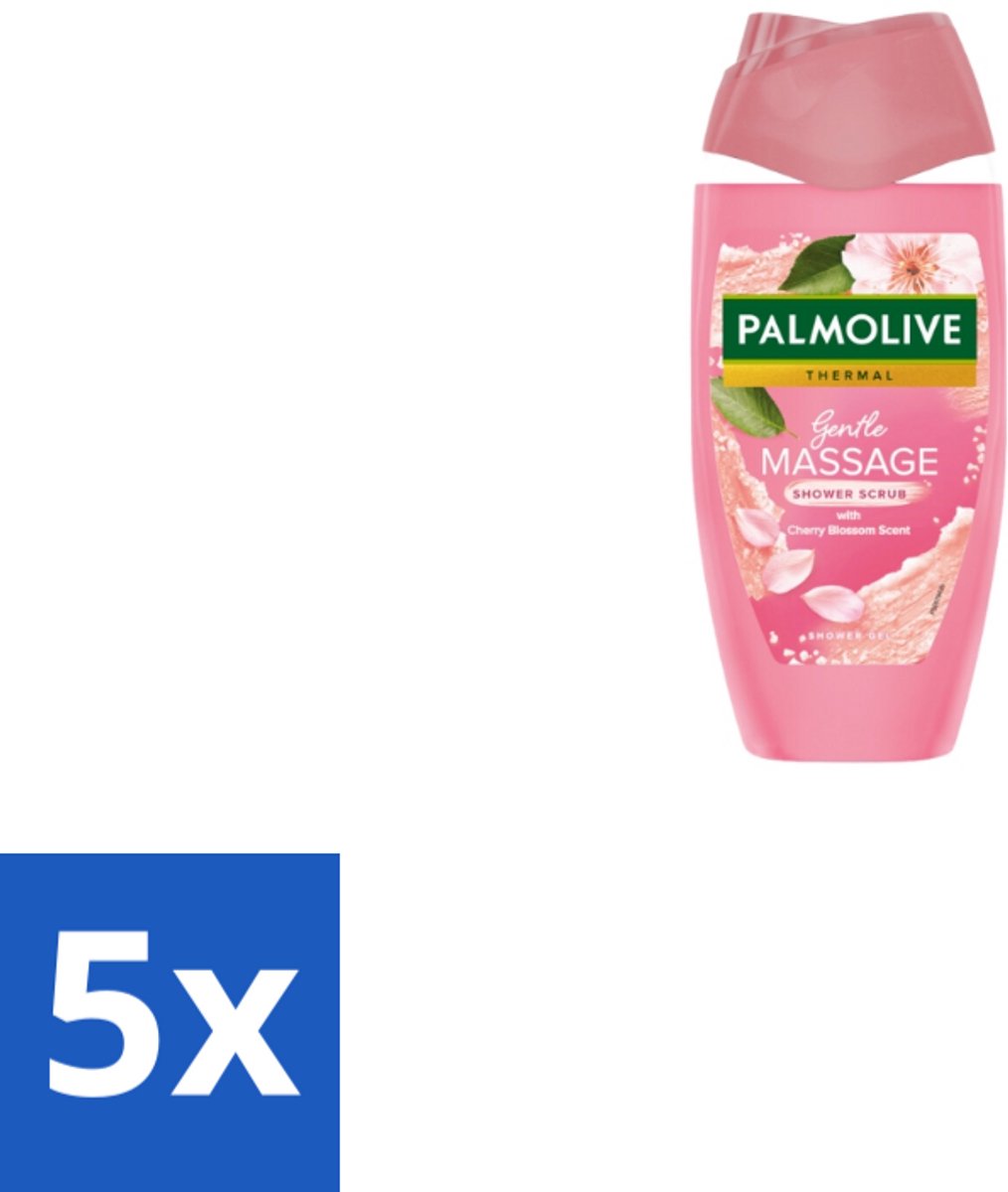 Palmolive – Douchescrub – Thermal Cherry Blossom – 250 ml - Bulkverpakking - 5 stuks