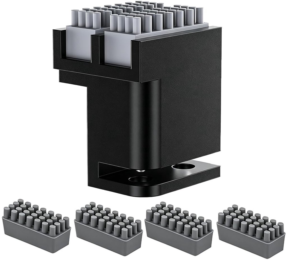 Reinigingsset voor 3D-printers met metalen borstel en 4 reserveborstels voor optimaal onderhoud en filamentrestenverwijdering