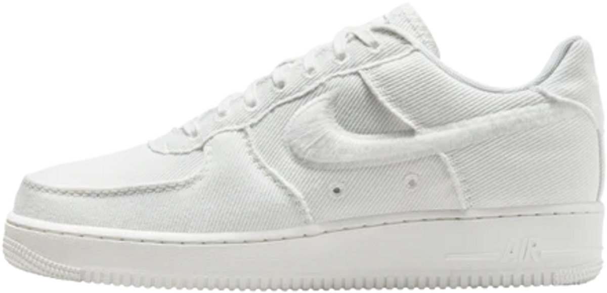 Nike Air Force 1 Low Canvas Sneakers Wit