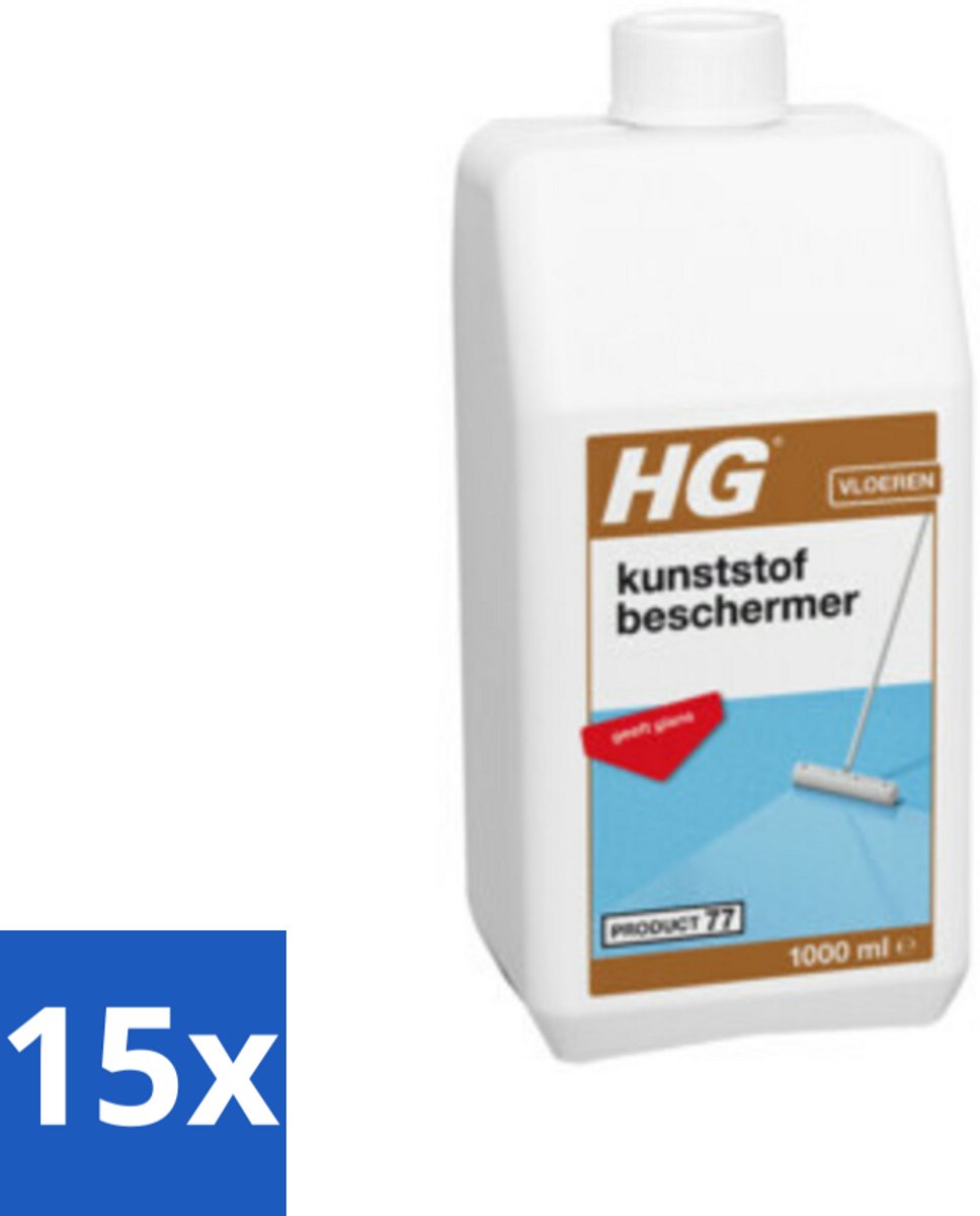 15 x HG Kunststofbeschermer 1 liter - Kunststofbeschermer - Glans - Beschermfilm - Slijtage - Krassen