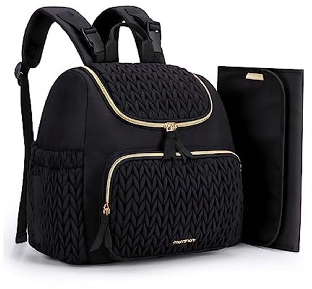 Stylish Diaper Backpack for Baby - Convenient Travel Bag with Insulated Pockets and Changing Mat