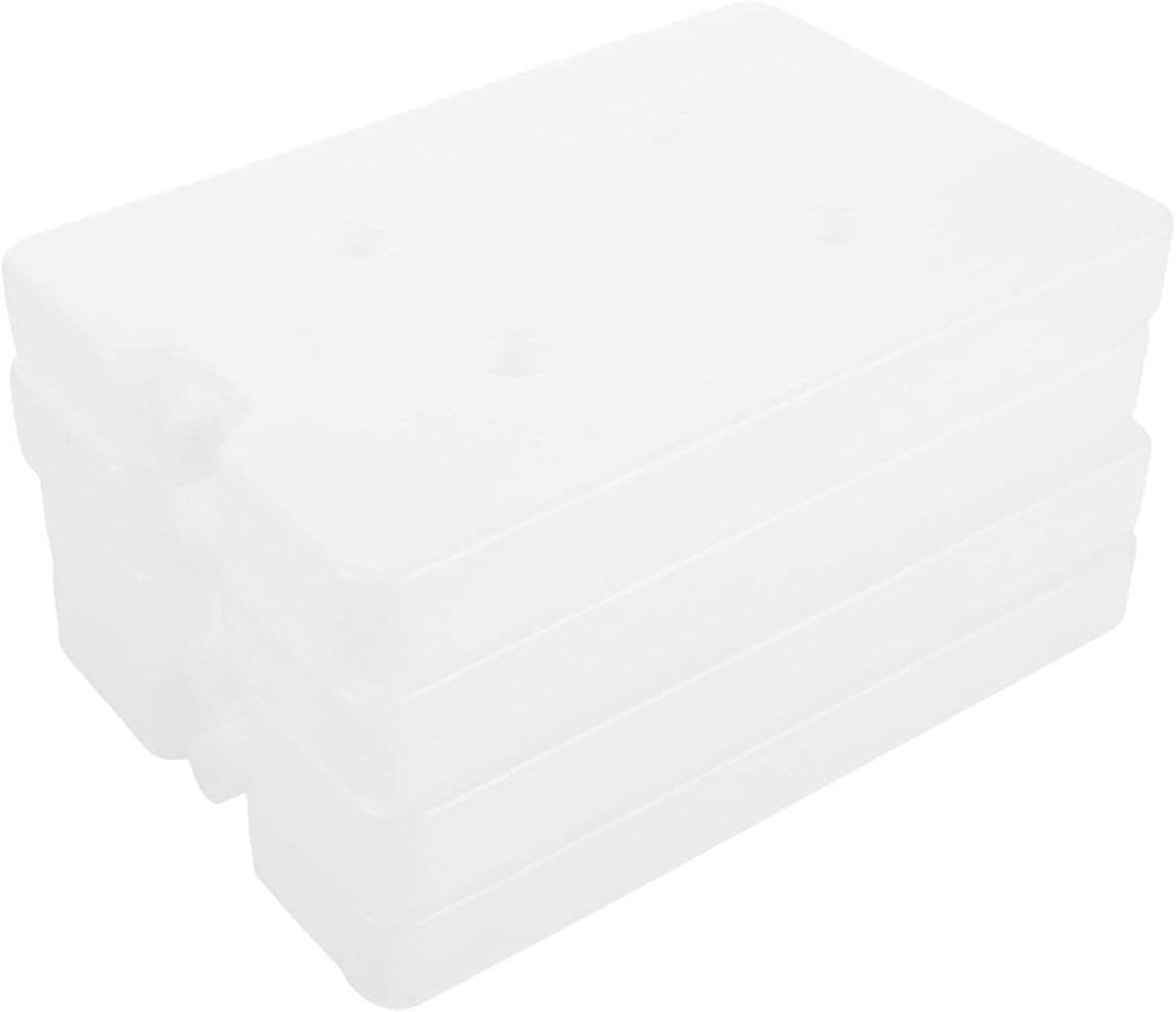 Koelelementen - IJsblokken - Koelbox Vullen - Stootbestendig Ontwerp - 21.5 cm - Wit