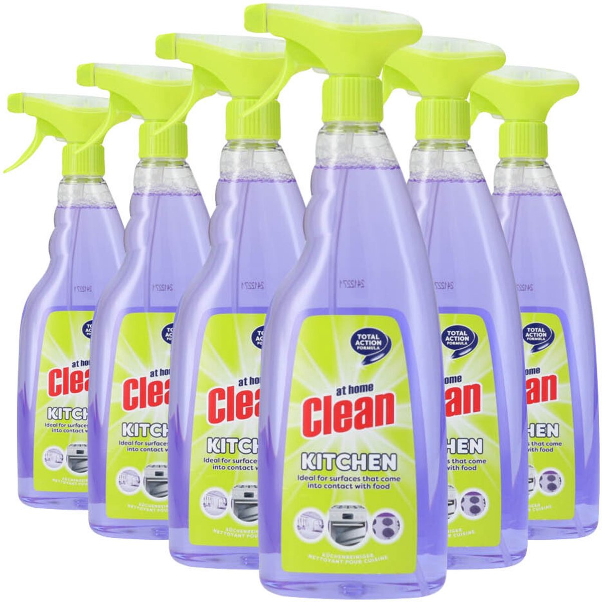 At Home Keukenreiniger Spray - 6 x 750 ml - Voordeelverpakking