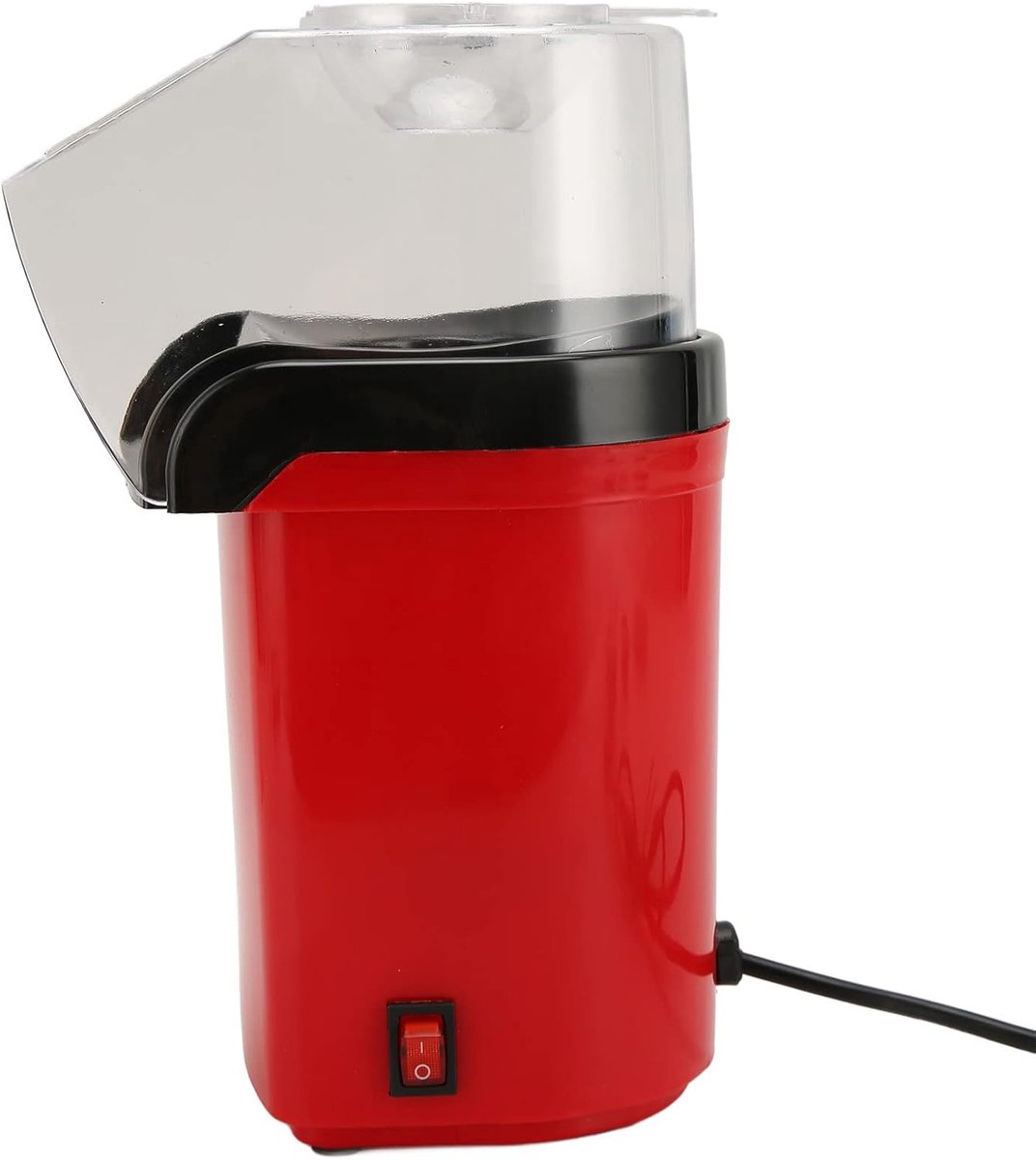 Popcornmachine Hetelucht - Popcornmaker Snack - Gezonde Snacks Maken - Olievrije Bereiding - 8 Kopjes - Wit
