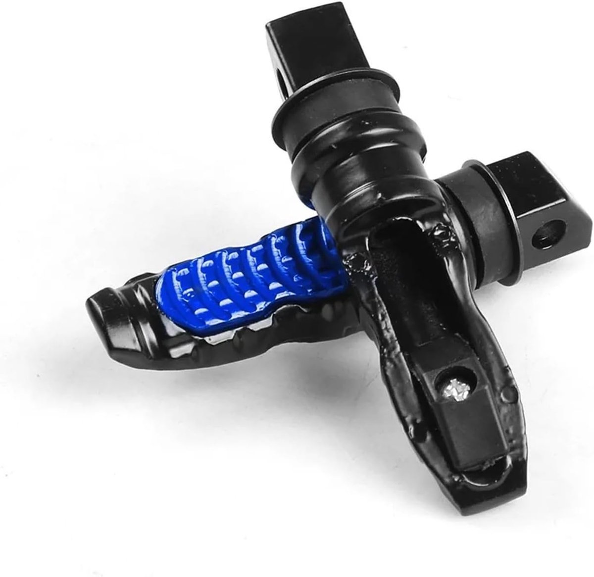 Motorfiets Voetsteunen - Motorpedalen Achterpassagier - Comfortabel Rijden - Universele Pasvorm - 12 cm - Blauw