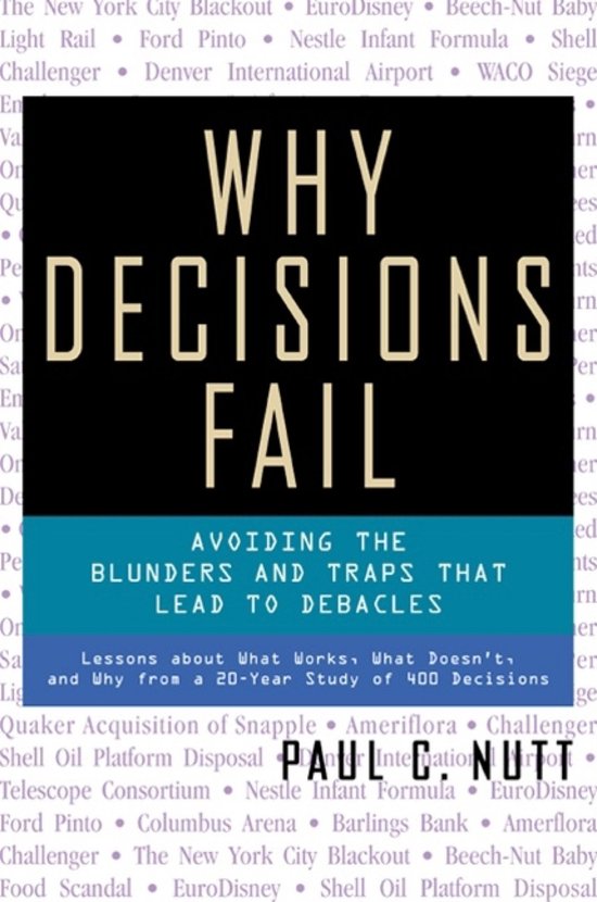 Why Decisions Fail - cover