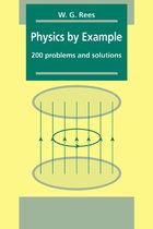 Boekomslag 'Physics by Example' met groene magnetische veldlijnen en een cirkelvormige stroom.
