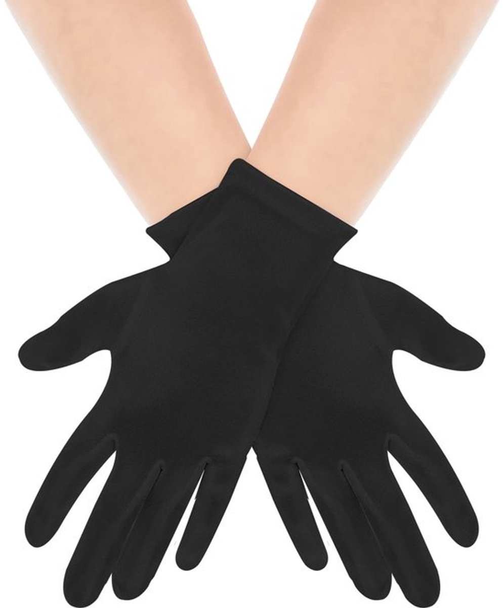 Satijnen handschoenen voor dames bij bruids ceremonies
