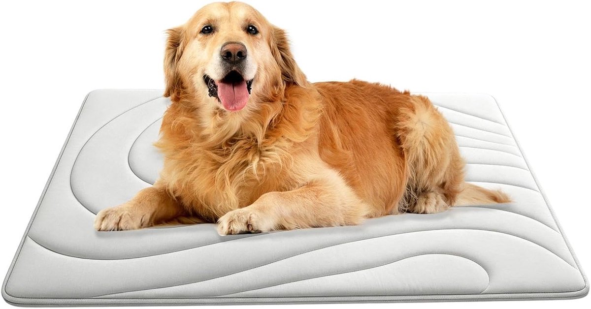Koelmat voor honden - Honden koelkleed - Verkoeling bieden - Zelfkoelende technologie - Medium - Grijs
