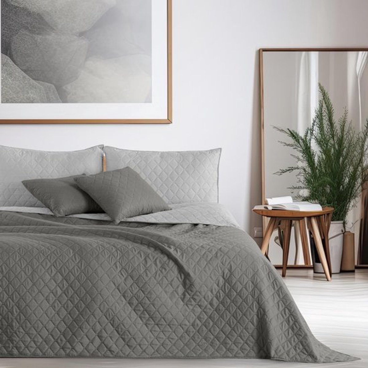 Dailygoods- Beddensprei Tweezijdig - Onderhoudsvriendelijk - Polyester - Gewatteerd