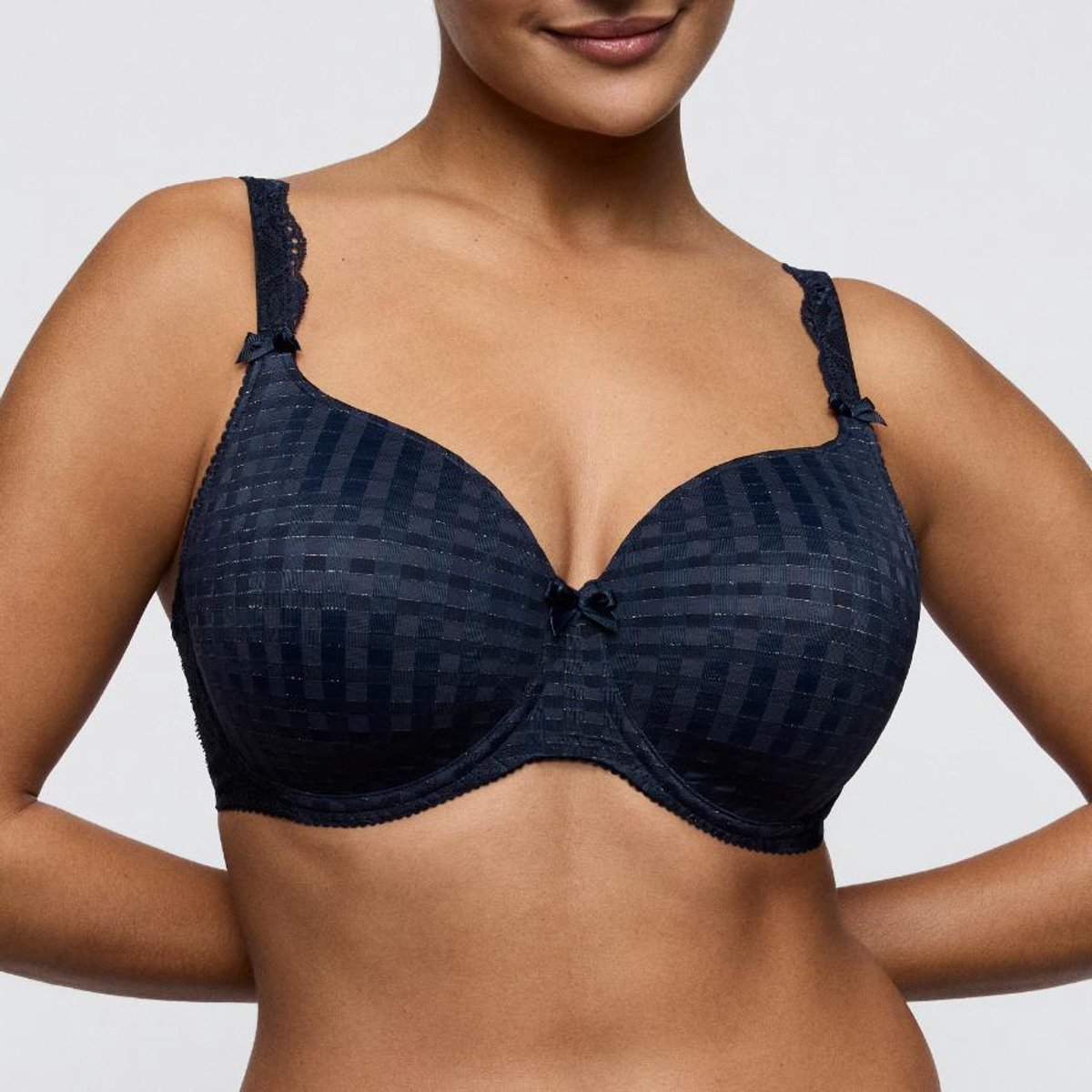 PrimaDonna Madison Voorgevormde Beugel Bh 0262121 Velvet Blue - maat EU 80G / FR Blauw