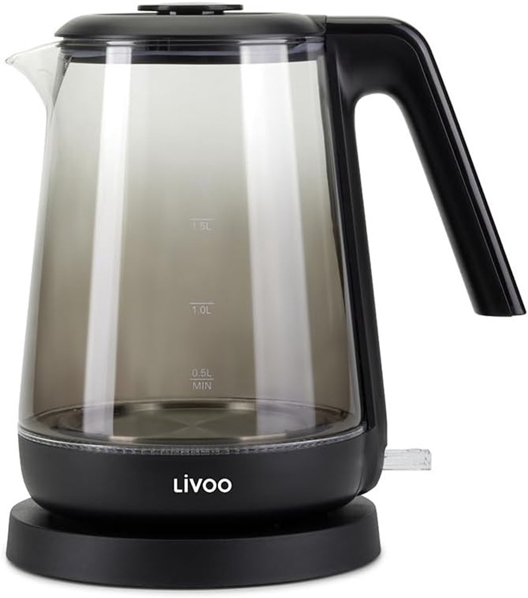 Glazen Waterkoker - Borosilicaatglas - 1,7 Liter - 2200 Watt - Voor Gezinnen en Thee- of Koffieliefhebbers