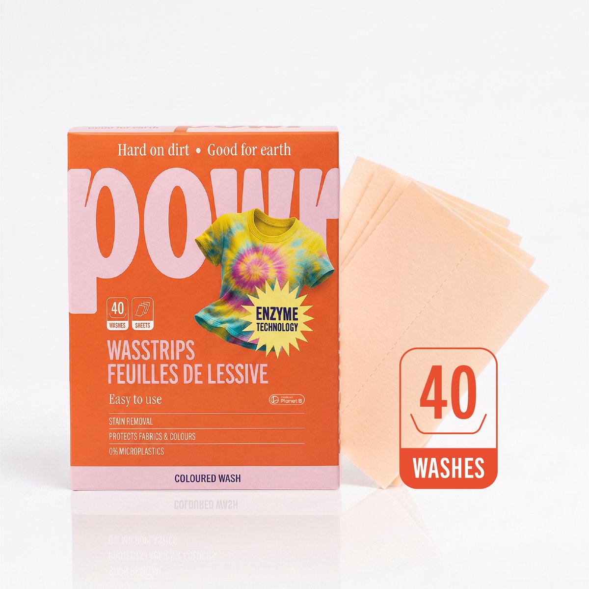 POWR Wasstrips - Gekleurde was