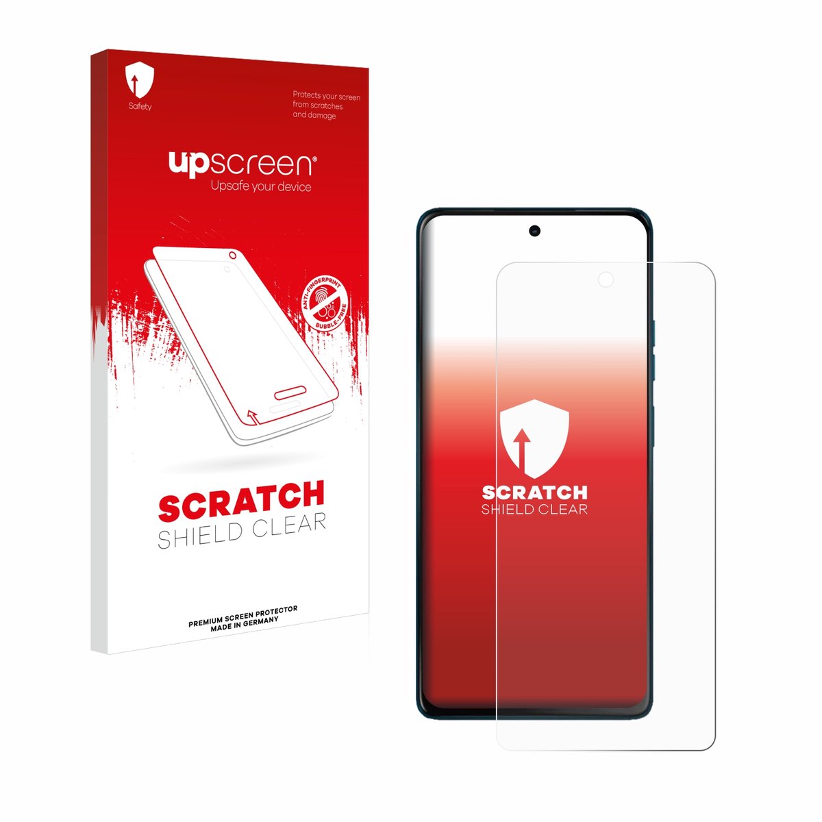 upscreen - Screenprotector voor Motorola Moto G75 - Folie Beschermfolie transparant