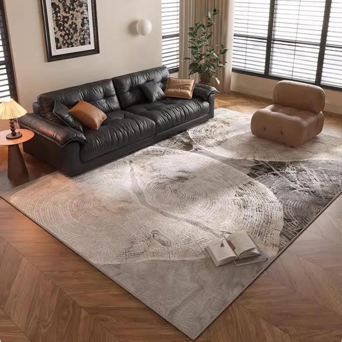Vloerkleed Woonkamer - Tapijt Zacht - Comfort Creëren - Machinewasbaar Antislip - 160x230CM - F