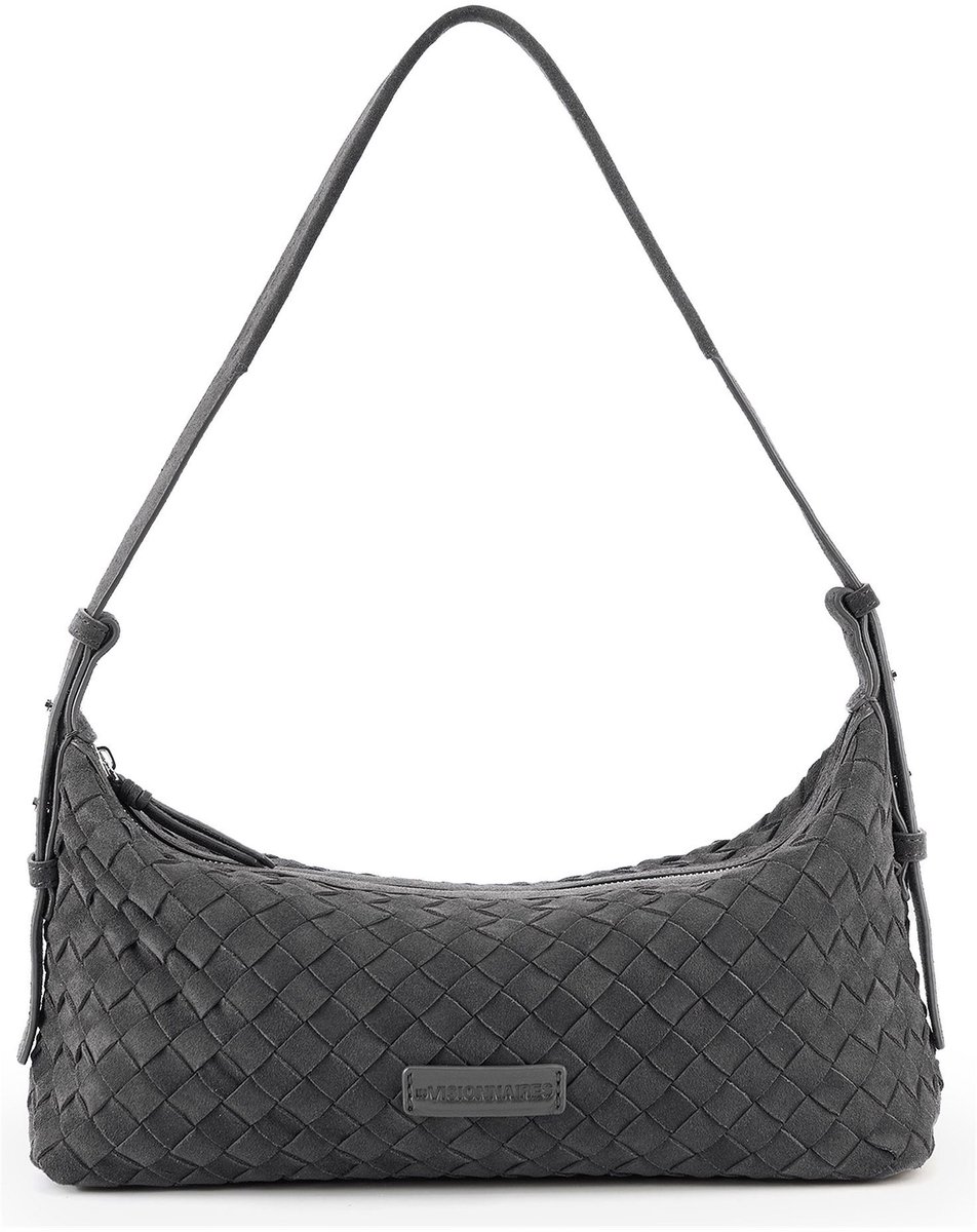 Les Visionnaires Marie Baguette Wave Cozy - Schoudertas 38,5 cm (asphalte)