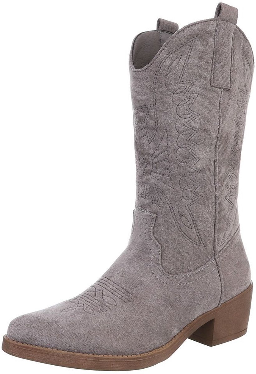 Dames cowboylaars - hoge schacht - casual gebruik Mt:37