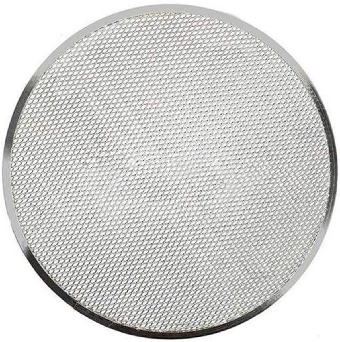 Pizzaplaat Gaas Pizzascherm Bakplaat Pizza Bakken Naadloos Ontwerp 355 cm Zilver