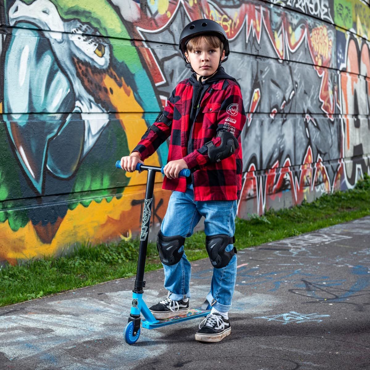 SnelShoppen - Xootz Kinderstep voor Jongens en Meisjes, Instap Stuntstep, T-bar, Geschikt voor Kinderen vanaf 5 Jaar, Stijlvol en Veilig in Meerdere K