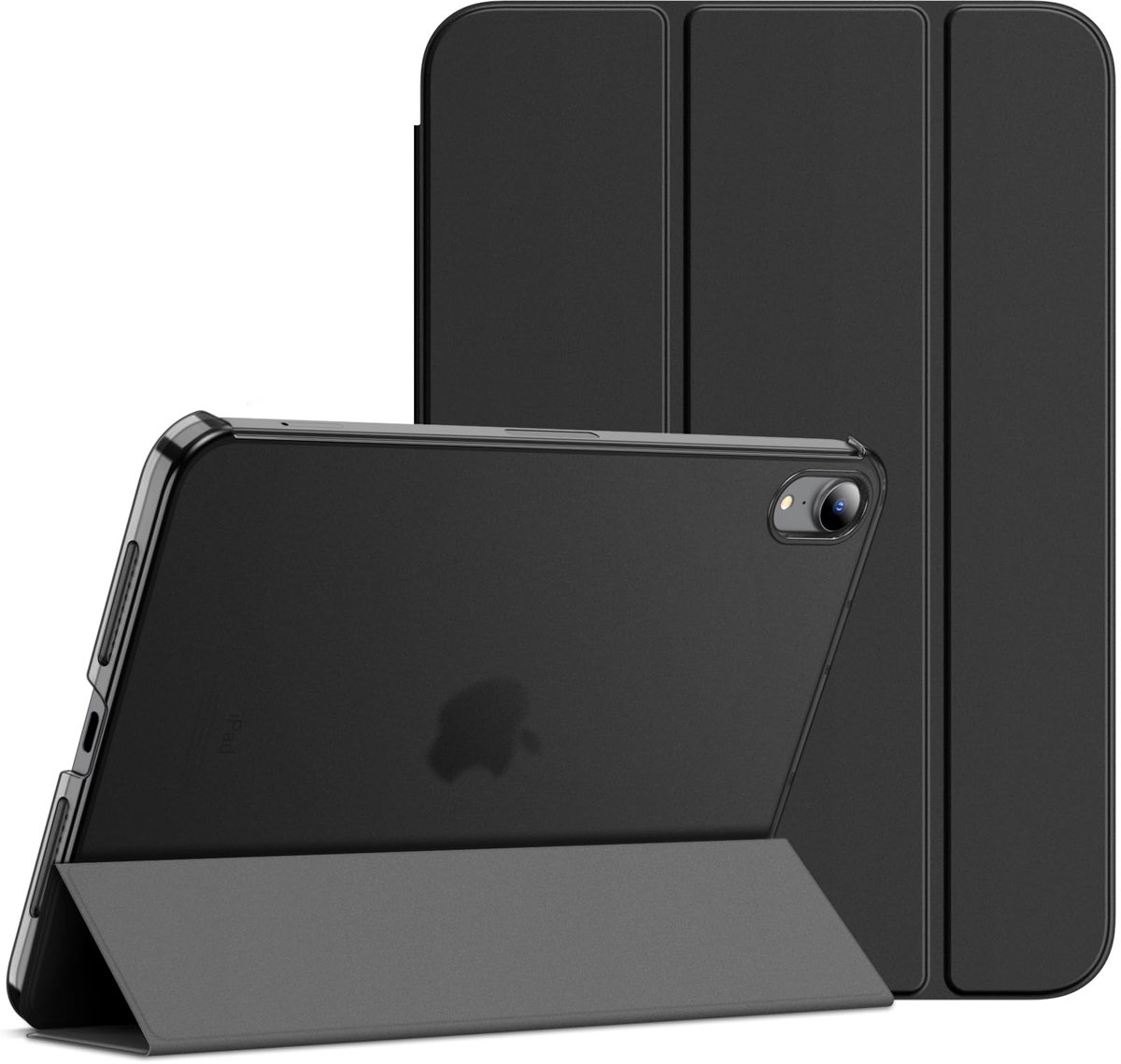Dailygoods - Slanke Hard Rug Hoes voor iPad Mini (2024, 7e Generatie) - Automatisch Wekken/Slapen
