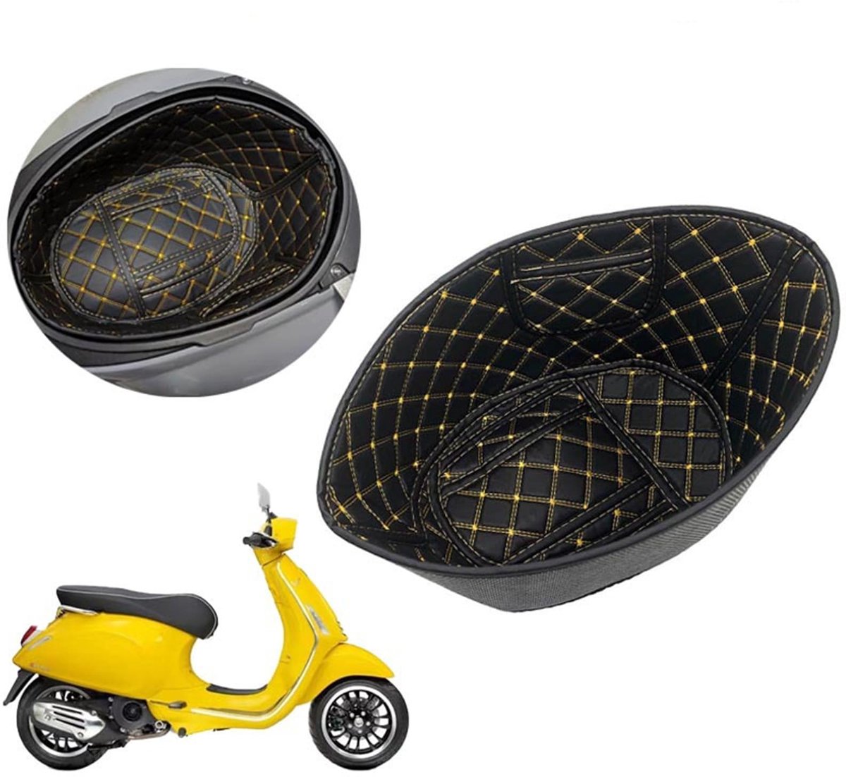 Dailygoods - Achterkussen voor Vespa Motorfiets - Waterdichte Luggage Carrier Pad