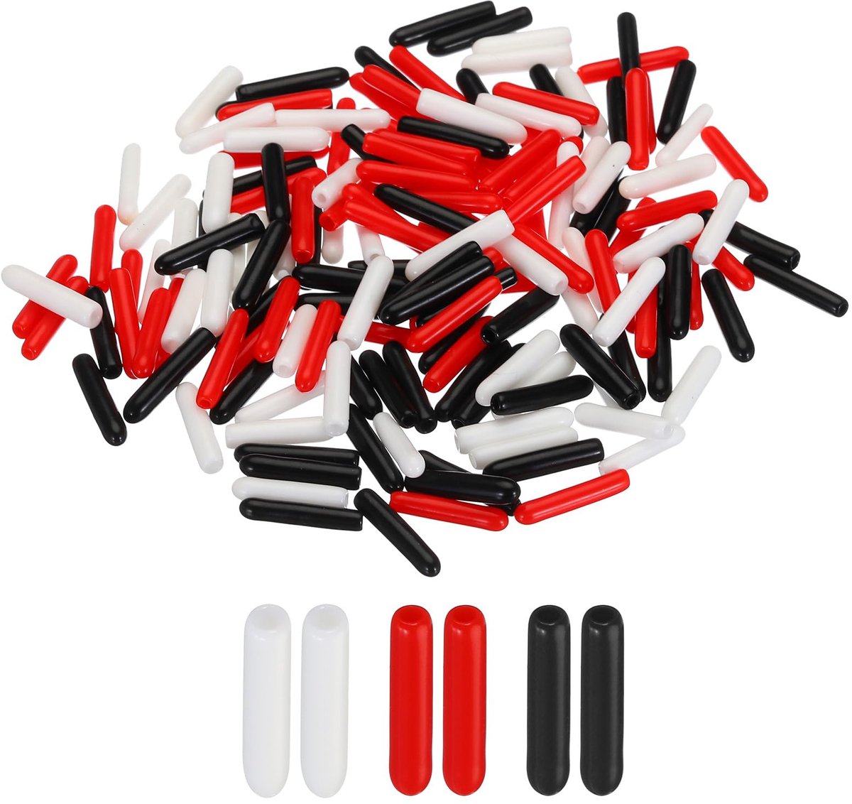 Dailygoods - 150 Stuks Rubberen Einddoppen - Bescherming voor Meubels en Buizen