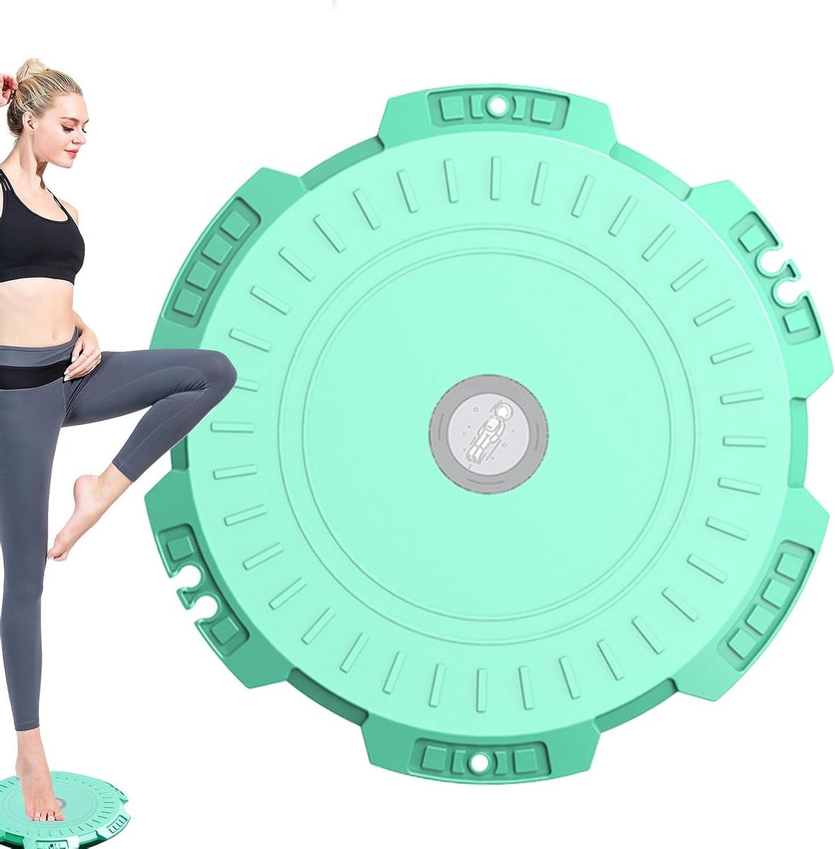 Twist Disc - Taille Schijf - Core Training - Magnetische Ondersteuning - 28 cm - Groen