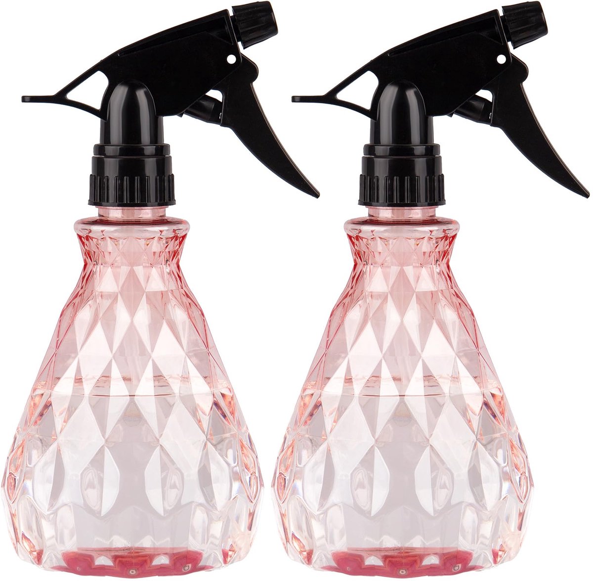 Dailygoods - 2 Stuks Lege Spuitflessen - 500 ml Navulbare Verstuivers met Verstelbare Sproeikop
