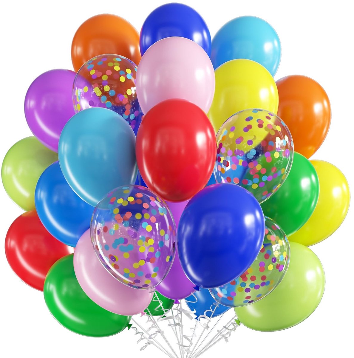 Dailygoods- Ballonnen Set 60 Stuks - Latex Ballonnen 30,5 cm - Gekleurde Ballonnen - Feest Ballonnen - Decoratie - Hoge Kwaliteit - Feestballonnen