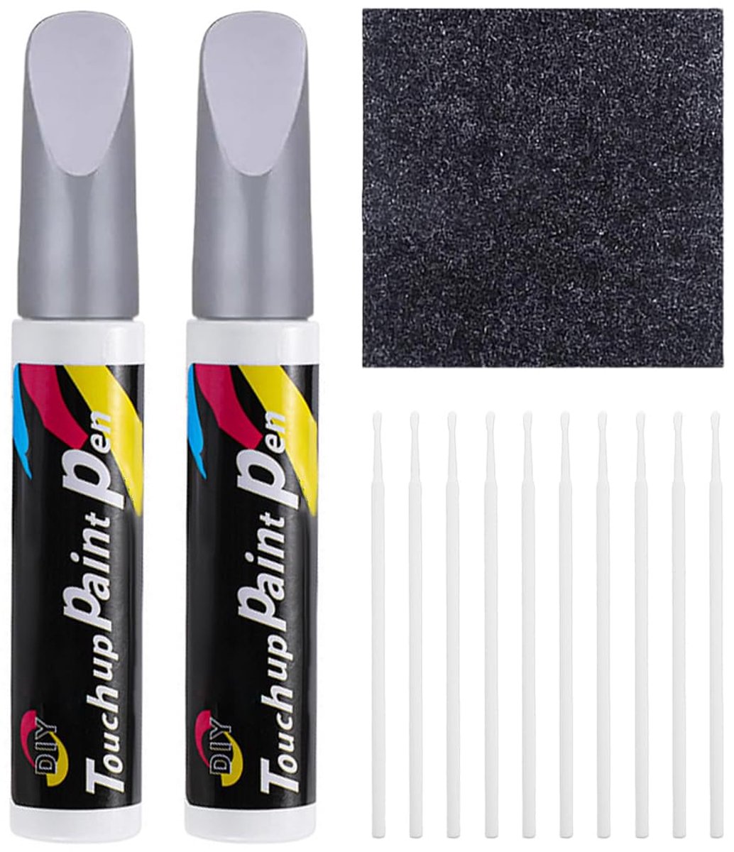 Dailygoods - 2 Stuks Lakstift voor Carrosserie - Glanzend en Eenvoudig te Gebruiken
