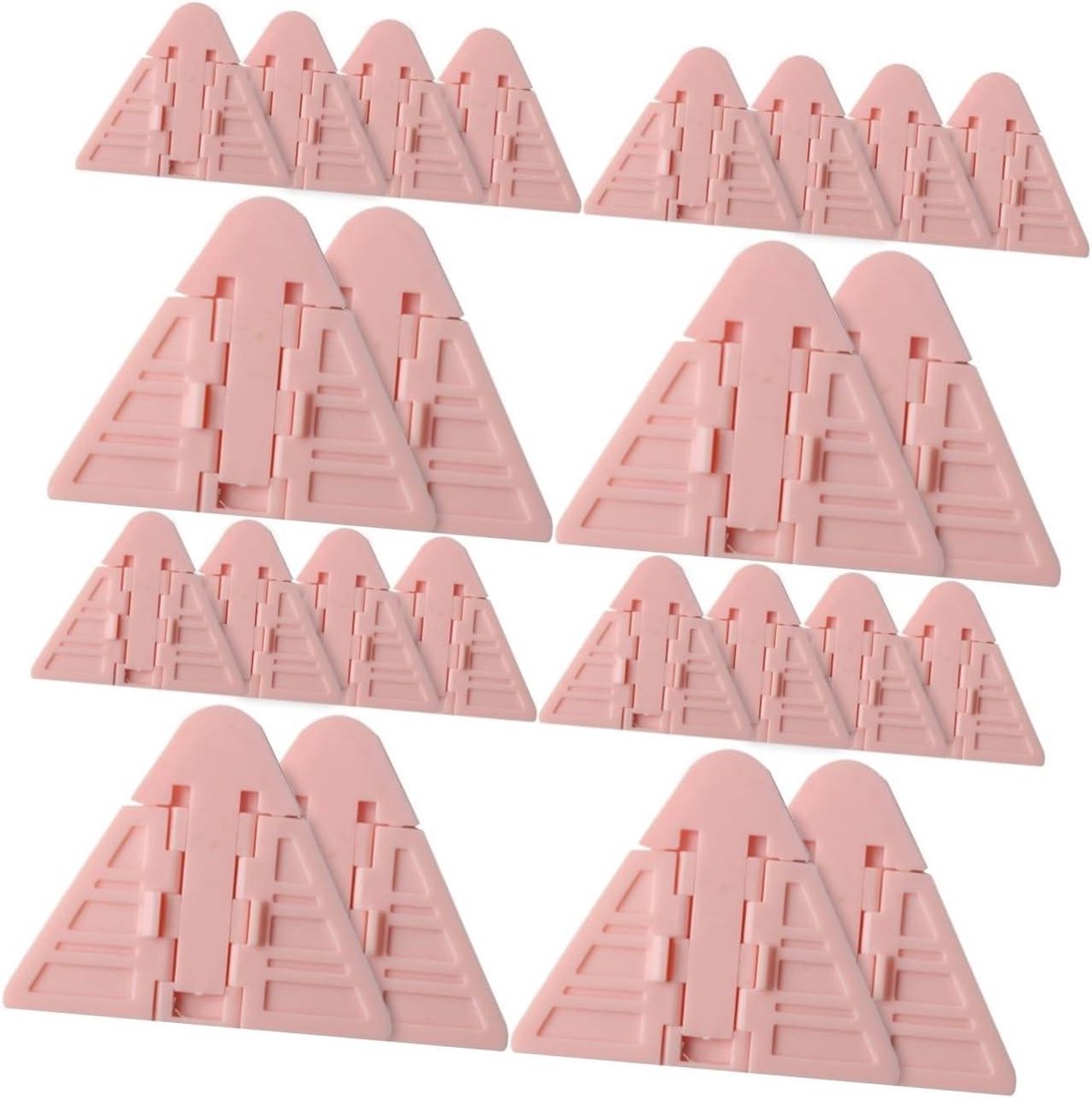 Kinderslot Schuifdeur - Babydeurslot Raamslot - Veiligheid Thuis - Eenvoudige Montage - 8.8 x 7.5 cm - Roze