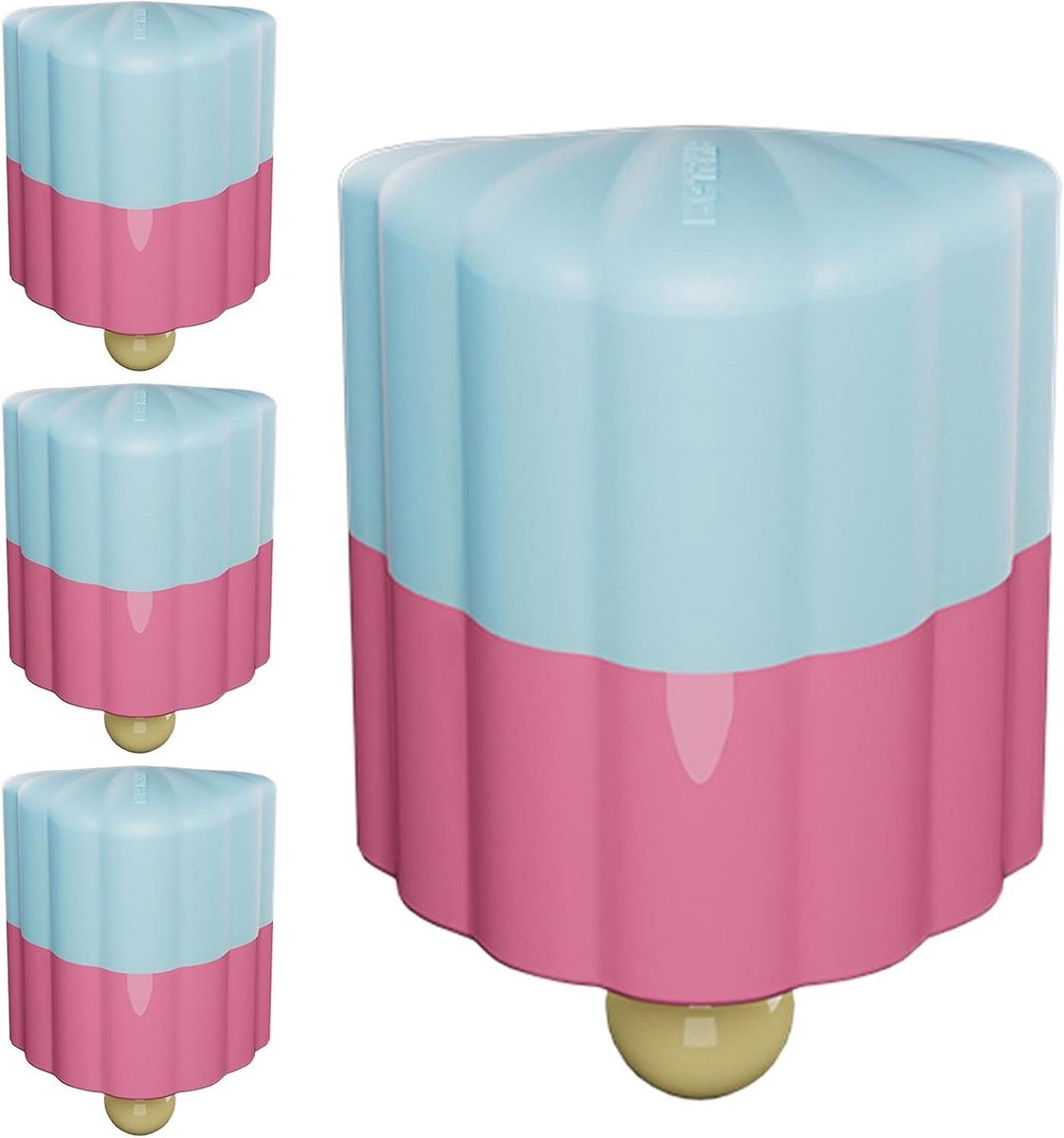 Tafelhoekbeschermers - Meubelbeschermers Randen - Kinderen Beveiligen - Zachte Siliconen - 4 stuks - Blauw