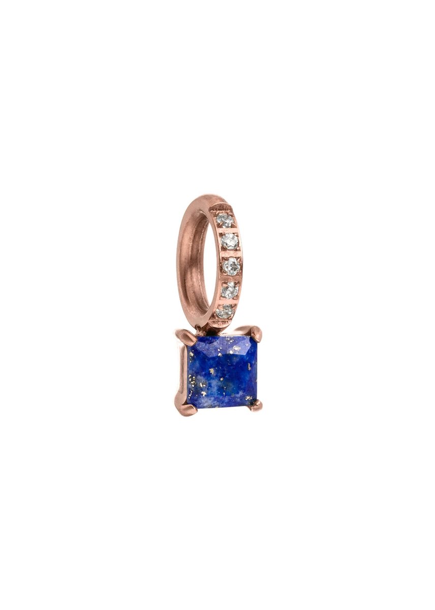PURELEI Bedeltje Geboortesteen van september: lapis lazuli
