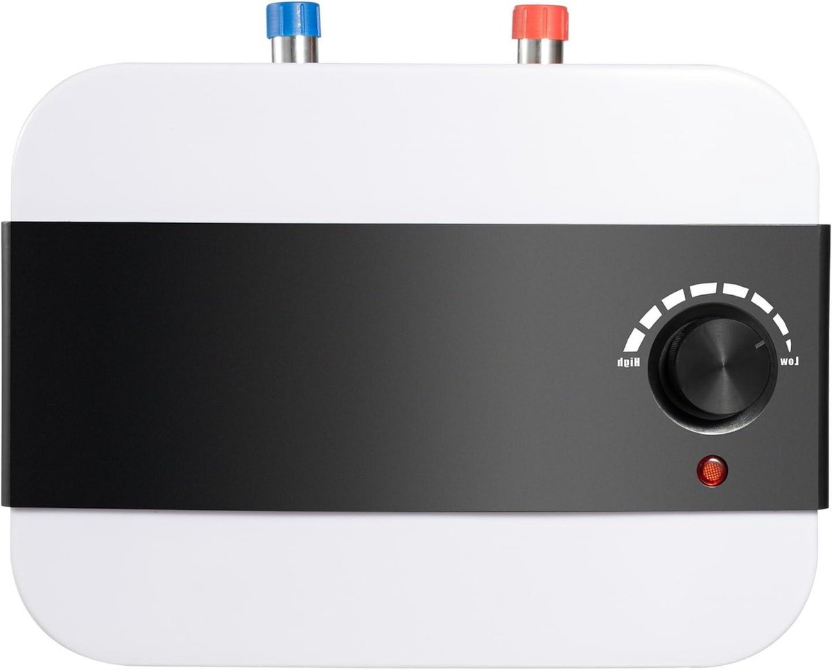 Warmwaterboiler - Boiler Keuken - Direct Warm Water - Compact Ontwerp - 6 Liter - Wit
