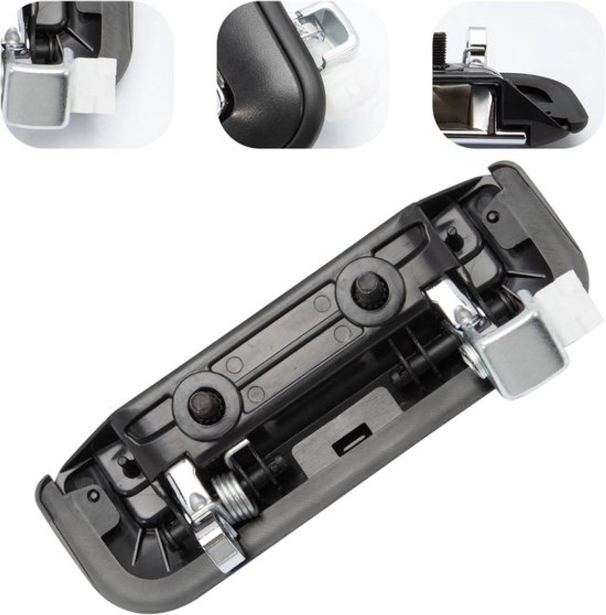 Deurgreep buiten chroom zijkant kofferbak handvat voor Mitsubishi | L200 L300 | Buitendeur handvat strip achter links | MR401347 MR144543